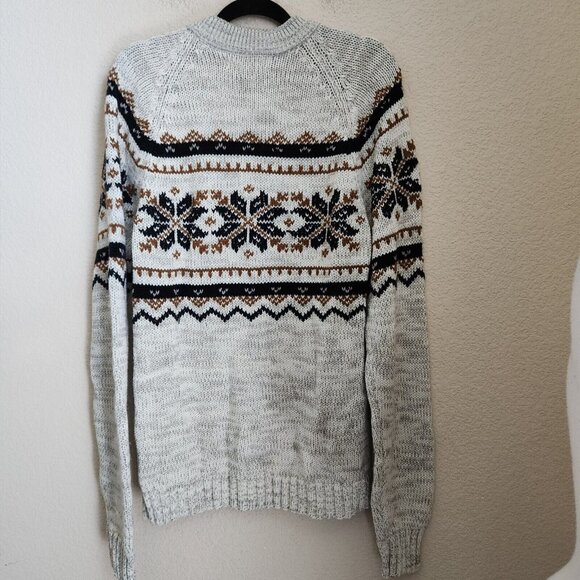 Vintage Dillards XL Fair Isle Nordic Grandpa Sweater Acrylic Knit Pull Over - Picture 6 of 14